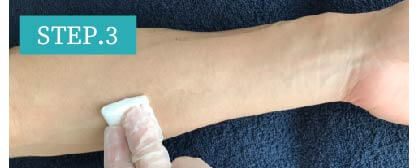 ひざ下脱毛Step3